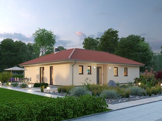 Massivhaus Bungalow BGL 122 von Ytong Bausatzhaus, Bungalow Außenansicht 1