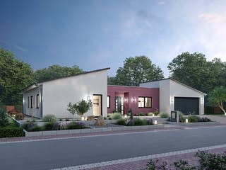 Massivhaus Bungalow BGL 168 von Ytong Bausatzhaus, Bungalow Außenansicht 1