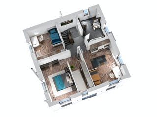 Massivhaus Einfamilienhaus BHS 122 von Ytong Bausatzhaus, Cubushaus Grundriss 4