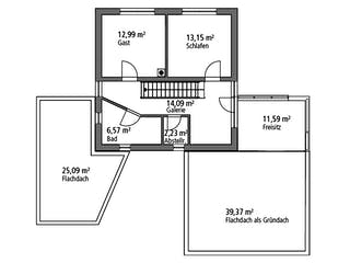 Massivhaus Einfamilienhaus BHS 146 von Ytong Bausatzhaus, Cubushaus Grundriss 2