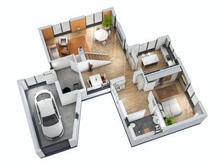 Massivhaus Einfamilienhaus BHS 146 von Ytong Bausatzhaus, Cubushaus Grundriss 3