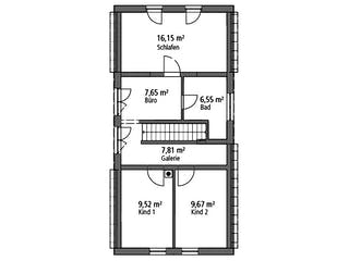 Massivhaus Einfamilienhaus EFH 122 von Ytong Bausatzhaus, Satteldach-Klassiker Grundriss 2