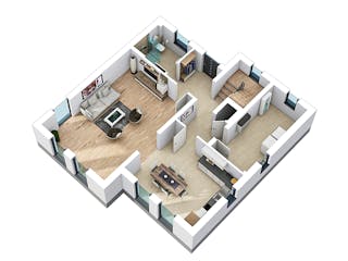 Massivhaus Aktionshaus EFH 144 von Ytong Bausatzhaus, Satteldach-Klassiker Grundriss 3