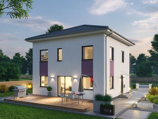 Massivhaus Stadtvilla STV 122 von Ytong Bausatzhaus, Stadtvilla Außenansicht 1