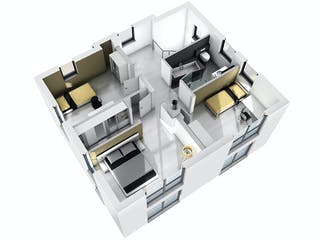 Massivhaus Stadtvilla STV 133 von Ytong Bausatzhaus, Stadtvilla Grundriss 4