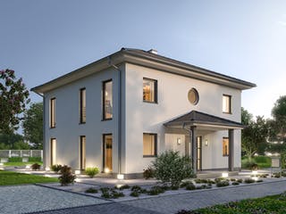 Massivhaus Stadtvilla STV 157 von Ytong Bausatzhaus, Stadtvilla Außenansicht 2