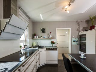 Fertighaus Kundenhaus Lindner von Witt Zimmerei, Stadtvilla Innenansicht 3