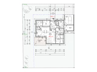 Fertighaus Bungalow Klassisch von Zimmerer-Profibau Schlüsselfertig ab 350000€, Bungalow Grundriss 1