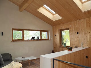 Fertighaus Massivholzhaus Stadthaus Modern von Zimmerer-Profibau Schlüsselfertig ab 1000000€, Innenansicht 7