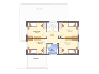 Fertighaus Thoma Bauhausstil Modern von Zimmerer-Profibau Schlüsselfertig ab 750000€, Cubushaus Grundriss 2