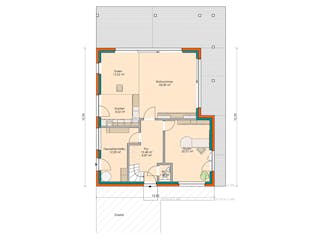 Fertighaus Thoma Landhaus Modern von Zimmerer-Profibau Schlüsselfertig ab 750000€, Satteldach-Klassiker Grundriss 1