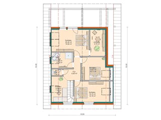 Fertighaus Thoma Landhaus Modern von Zimmerer-Profibau Schlüsselfertig ab 750000€, Satteldach-Klassiker Grundriss 2