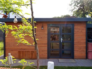 Fertighaus Thoma Pultdachhaus Modern von Zimmerer-Profibau Schlüsselfertig ab 420000€, Pultdachhaus Außenansicht 7