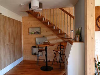 Fertighaus Thoma Pultdachhaus Modern von Zimmerer-Profibau Schlüsselfertig ab 420000€, Pultdachhaus Innenansicht 5