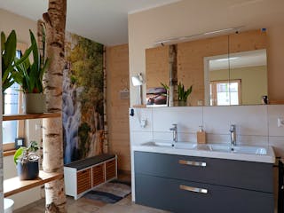 Fertighaus Thoma Pultdachhaus Modern von Zimmerer-Profibau Schlüsselfertig ab 420000€, Pultdachhaus Innenansicht 7