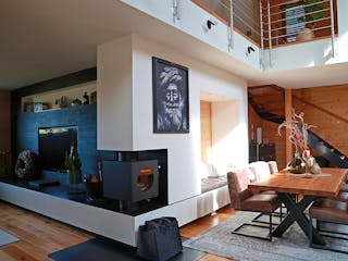 Fertighaus Thoma Stadthaus Modern von Zimmerer-Profibau Schlüsselfertig ab 650000€, Satteldach-Klassiker Innenansicht 1